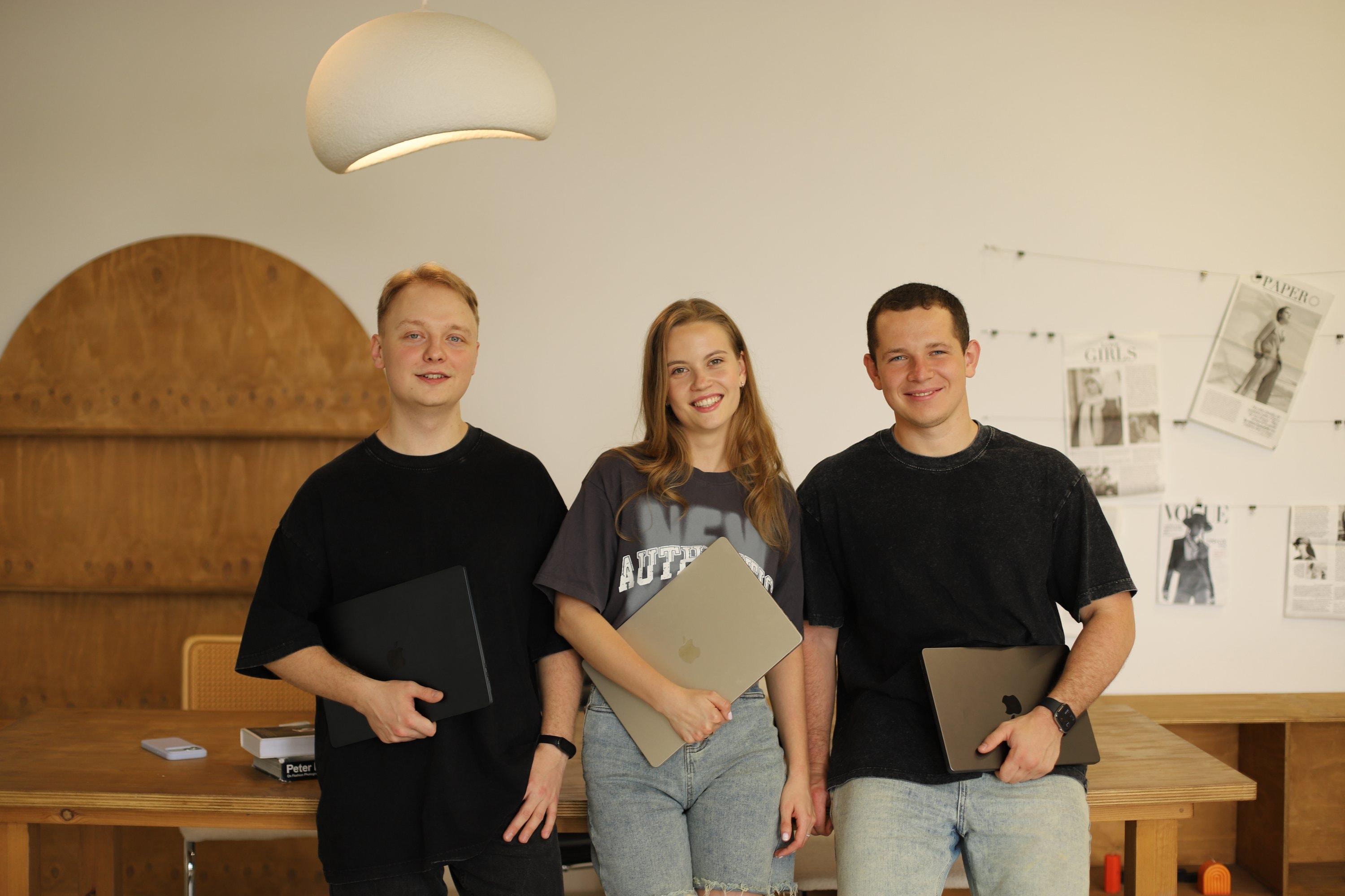 Команда Hive Studio — Никита, Анастасия и Владислав